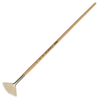 Rolfes White Bristle Brush – Series 646, Fan, Size 6