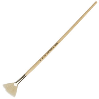 Rolfes White Bristle Brush – Series 646, Fan, Size 8