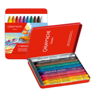 7000.31 Caran d'Ache Classic Neocolor I Wax Pastels Assorted Colours – Set of 10