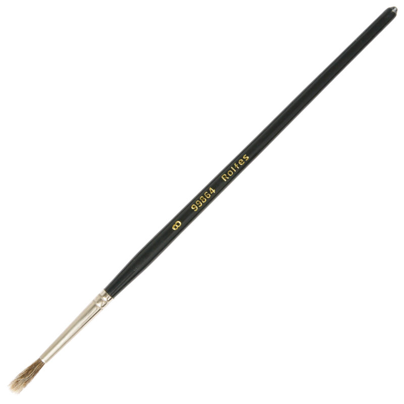 Rolfes White Bristle Brush – Series 582L, Round