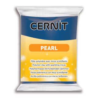 CE0860056200_bleu_1200 Cernit Pearl Polymer Clay, 56g – Blue