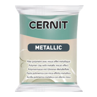 Cernit Metallic Polymer Clay, 56g – Turquoise Gold