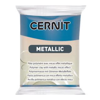 Cernit Metallic Polymer Clay, 56g – Blue