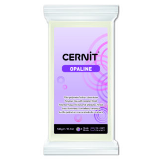CE0880500010_blanc_300dpi_CMJN_1200 Cernit Opaline Polymer Clay, 500g – White