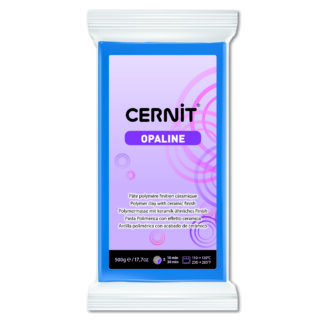 CE0880500261_bleu_primaire_300dpi_CMJN_1200 Cernit Opaline Polymer Clay, 500g – Primary Blue