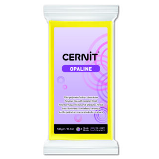 CE0880500717_jaune_primaire_300dpi_CMJN_1200 Cernit Opaline Polymer Clay, 500g – Primary Yellow