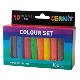 CE0900010K01_colour_set Cernit Multicolour Clay Set, 10x30g