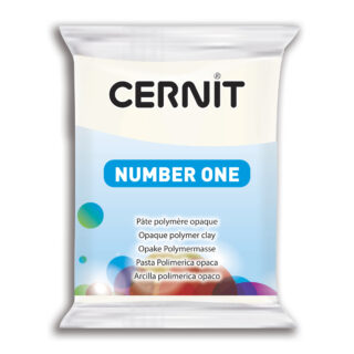 CE0900056027_blanc_opaque_1200 Cernit No.1 Polymer Clay, 56g – White