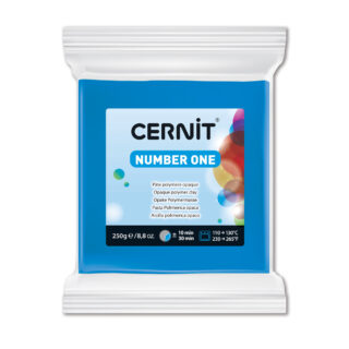 CE0900250200_bleu_1200 Cernit No.1 Polymer Clay, 250g – Blue