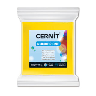 CE0900250700_jaune_1200 Cernit No.1 Polymer Clay, 250g – Yellow