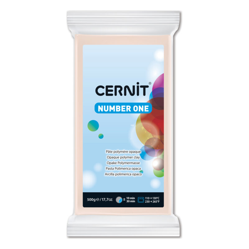 Cernit No.1 Polymer Clay, 500g – Rose Beige