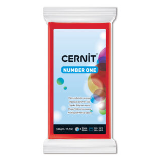 CE0900500463_rouge_xmas_1200 Cernit No.1 Polymer Clay, 500g – Christmas Red