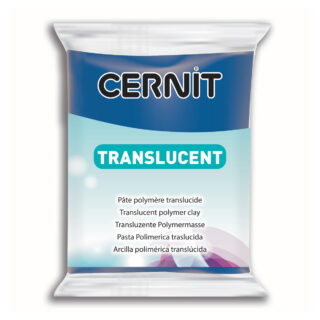 CE0920056275_saphir_1200 Cernit Translucent Polymer Clay, 56g – Saphire