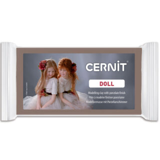 CE0950500808_nougat Cernit Doll Polymer Clay, 500g – Nougat