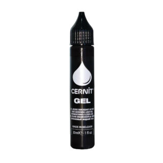 CE1500030100C_fac_1200 Cernit Gel Polymer Clay, 30ml – Black