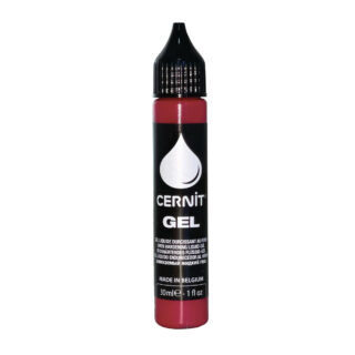 CE1500030400C_fac_1200 Cernit Gel Polymer Clay, 30ml – Red