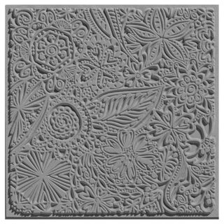 CE95005C_2_1200 Cernit Texture Mat, 9 × 9cm – Flowers