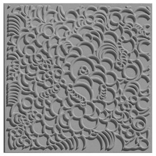 CE95011_bubbles Cernit Texture Mat, 9 × 9cm – Bubbles