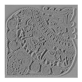 CE95014_indianelephants_1 Cernit Texture Mat, 9 × 9cm – Indian Elephants
