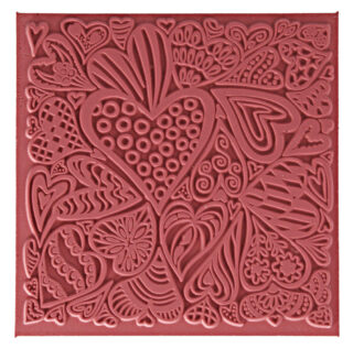 Cernit Texture Mat-Hearts
