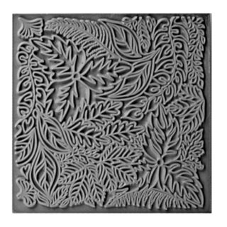 CE95022_leaves Cernit Texture Mat, 9 × 9cm – Leaves