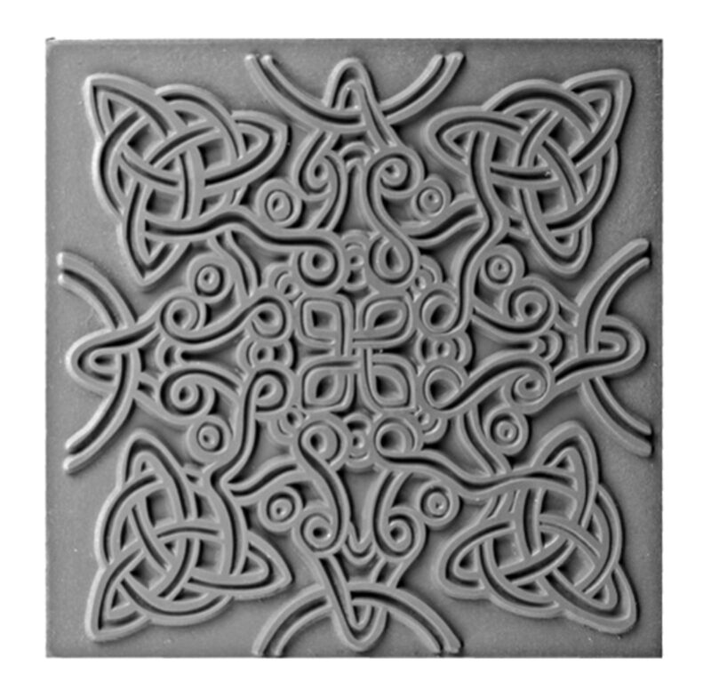 Cernit Sterling Silver Pendant – Triple Cuvette with Bail (46mm)