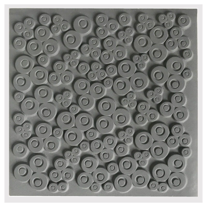 Cernit Texture Mat, 9 × 9cm – Block Stairs
