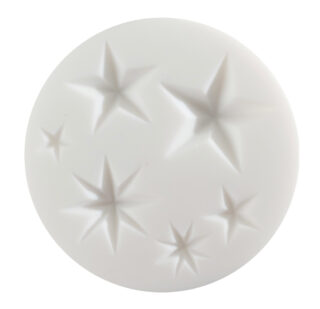 CE95111_etoiles Cernit Silicone Mould, Ø7cm – Stars