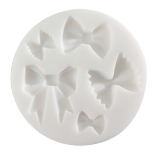 CE95112_noeuds Cernit Silicone Mould, Ø7cm – Bows