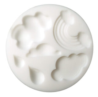 CE95117_nuages Cernit Silicone Mould, Ø7cm – Clouds