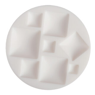 CE95121_cabochon_carre Cernit Silicone Mould, Ø7cm – Square Cabochons