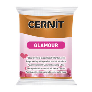 Cernit Glamour Polymer Clay, 56g – Copper