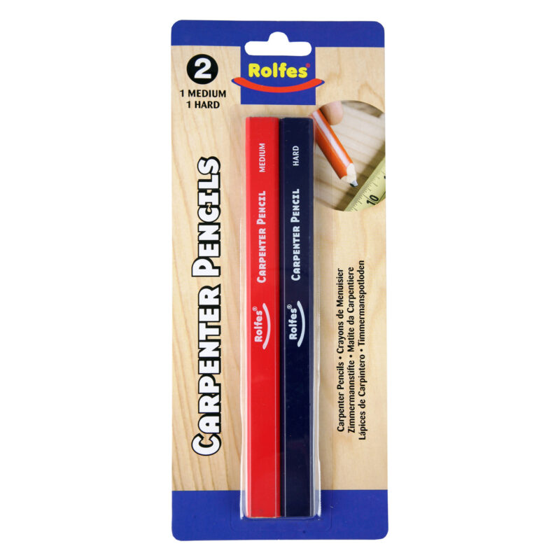 Carpenter's Pencils Soft Lead, Pack of 12