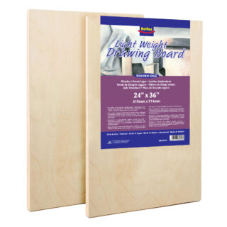Rolfes Wooden Lightweight Drawing Board with Wood Edge, 24 x 36 inch  (610 × 914 mm) Wooden Edge - Suitable for Drawing & Painting
