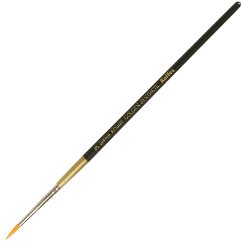 Rolfes Golden Synthetic Hair Brush – Series GR700, Round