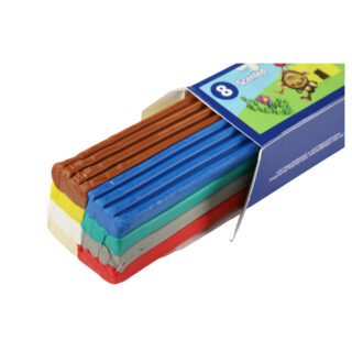 Rolfes Modelling Clay Box – 500 g – 8 Assorted Colours