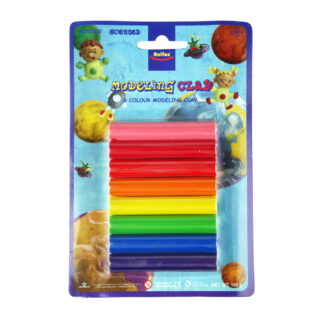 Rolfes Modelling Clay 100 g Blister Pack – 8 Assorted Colours