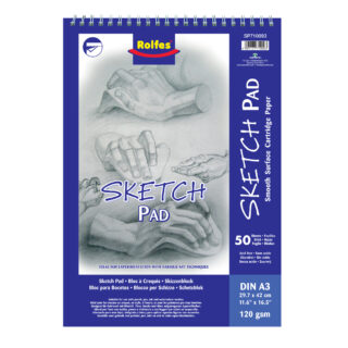 Pad_Sketch-120g_A2 Rolfes Sketch Pad, A2, 120 gsm, 50 Sheets