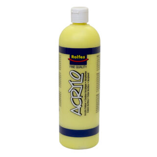 Rolfes Acrylo Acrylic Paint 500ml Lemon Yellow