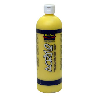 Rolfes Acrylo Acrylic Paint 500ml Primary Yellow