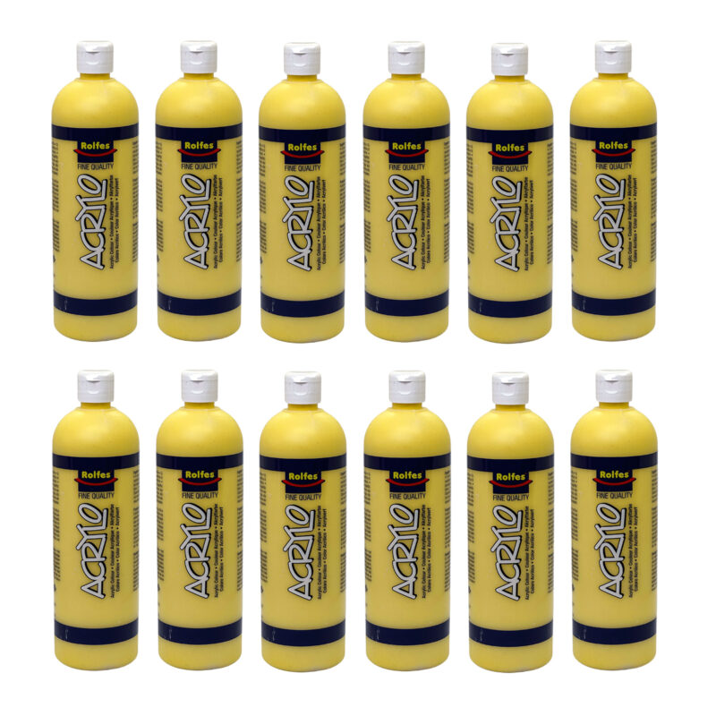 Rolfes Acrylo Acrylic Paint 500ml Titanium White