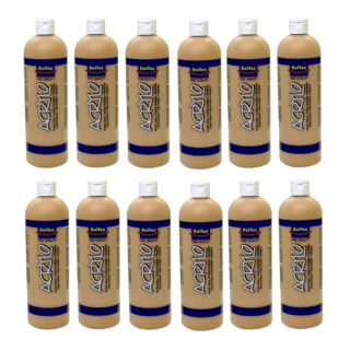 Rolfes Acrylo Acrylic Paint 500ml Yellow Ochre Pack of 12