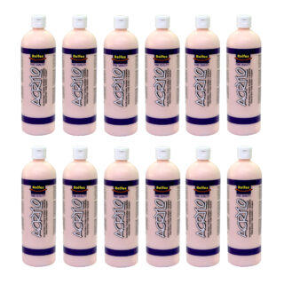 Rolfes Acrylo Acrylic Paint 500ml  Rose Beige Pack of 12