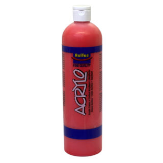 Rolfes Acrylo Acrylic Paint 500ml Azo Red