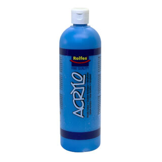 Rolfes Acrylo Acrylic Paint 500ml Primary Blue