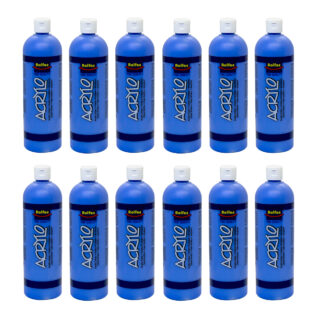 Rolfes Acrylo Acrylic Paint 500ml Ultramarine Pack of 12