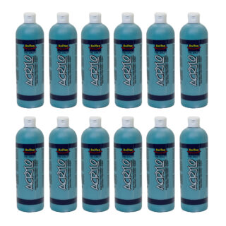 Rolfes Acrylo Acrylic Paint 500ml Turquoise Pack of 12