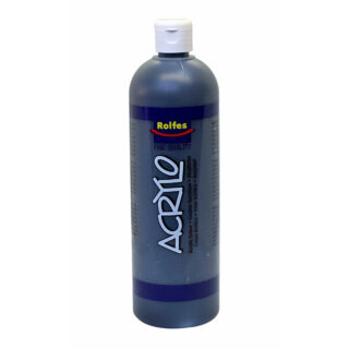 Rolfes Acrylo Acrylic Paint 500ml Black