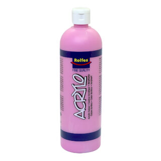 Rolfes Acrylo Acrylic Paint 500ml Rose Pink