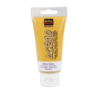 RA575043_yellow_ochre_1200 Rolfes Acrylo Acrylic Paint 75ml - Yellow Ochre